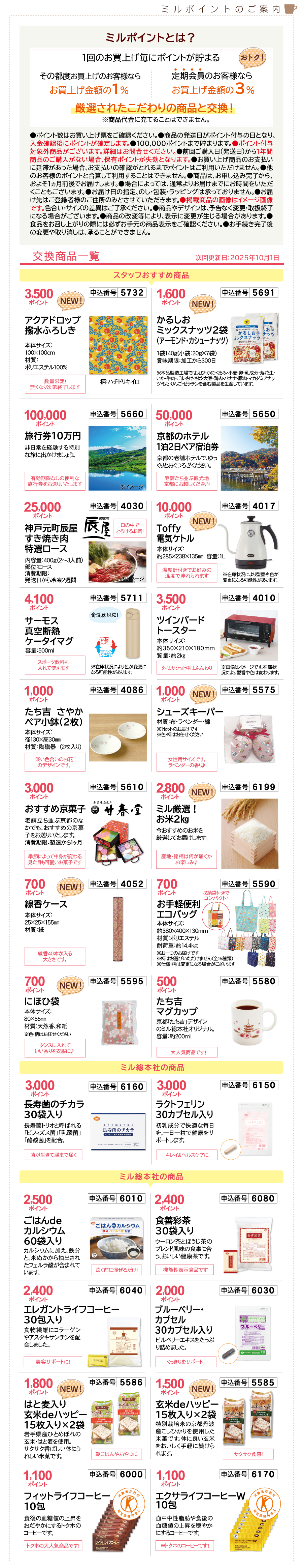 交換商品一覧01